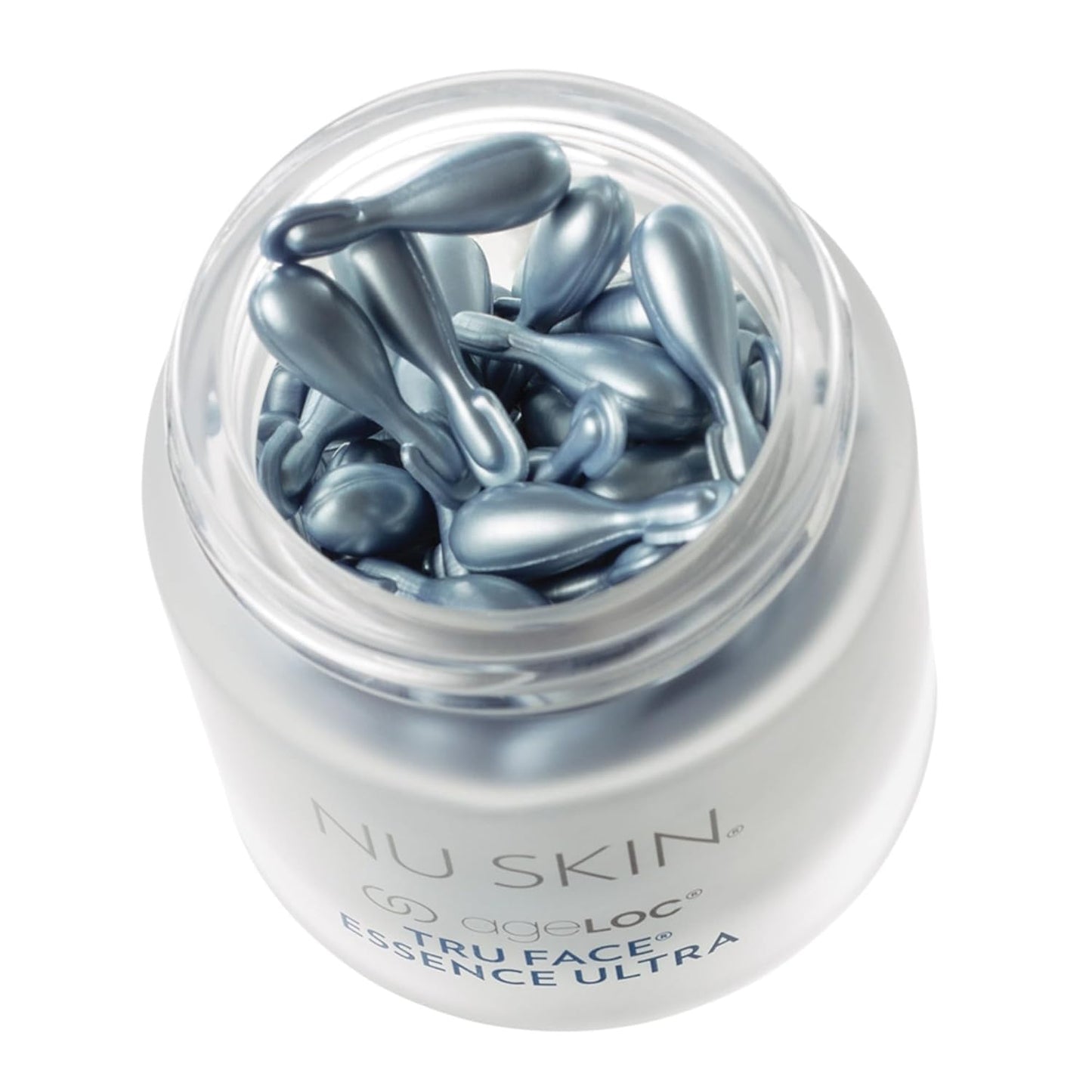 Nu Skin ageLOC Tru Face Essence Ultra - Anti-Aging Skincare Serum for Youthful Contour | 60 Capsules for Instant Firming & Skin Tightening
