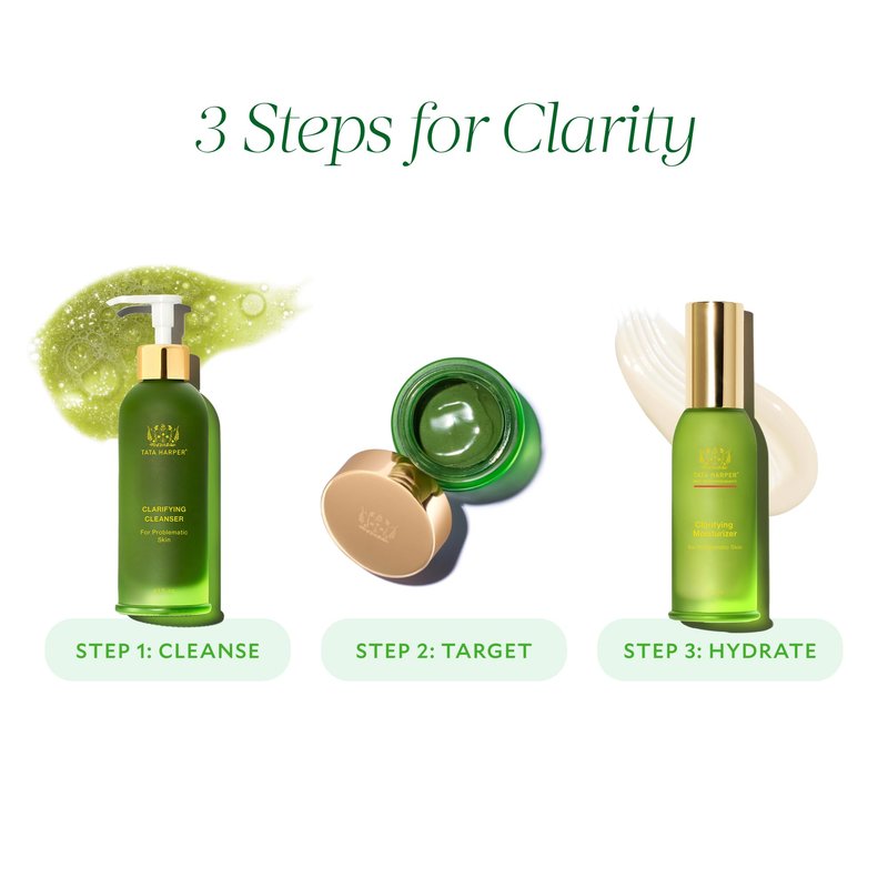 Tata Harper Clarifying Mask, BHA Face Mask for Blemishes, Exfoliating Face Mask with AHA's, Natural Skincare, 30ml