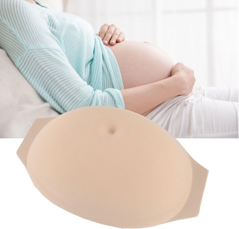 Fake Pregnant Belly - Breathable Soft Lightweight Role Play Accessory | Small (5.9in)