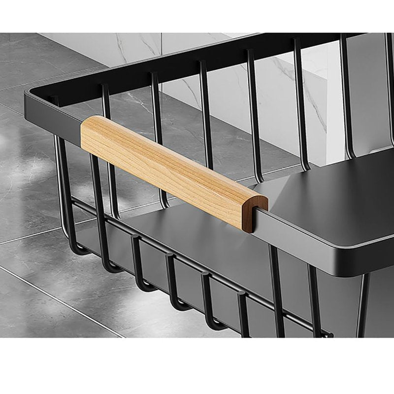 GarveeHome Pull Out Cabinet Organizer Expandable Slide Out Drawer Organizers, No Drill Pull Out Drawers Adhesive Compatible Framed Cabinets Shelves for Kitchen Pantry