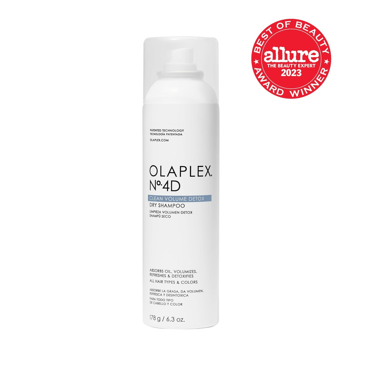 Olaplex No. 4D Clean Weightless Volume Dry Shampoo, Detoxifies Scalp, Neutralizes Odor, Leaves Hair Feeling Clean, For All Hair Types, 1.69 oz