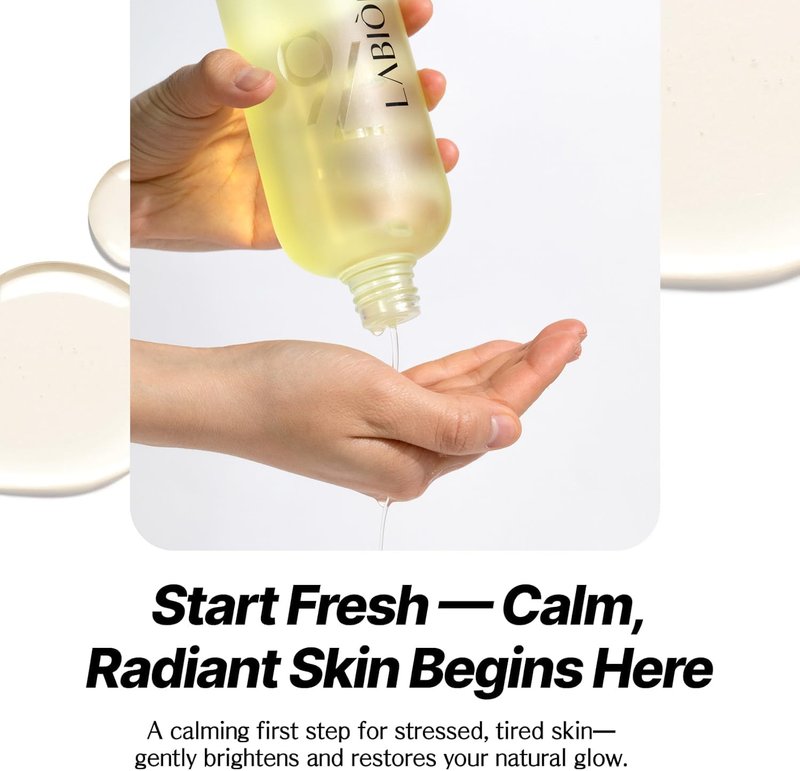 Labiora Lemon Honey Vitamin Essence Toner for Face – Hydrating & Soothing Facial Toner with Niacinamide, Vitamins C & E, Herbal Extracts for Refreshed, Dewy Skin, Korean Skin Care, 7.1 fl oz / 210ml