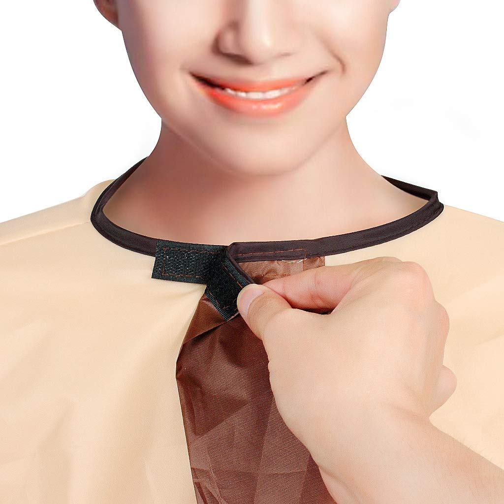 ewinever Hair Cutting Cape,1PCS Waterproof Hair Haircut Cloak Salon Barber Foldable Hairdressing Umbrella Cape Apron(Adult Size)