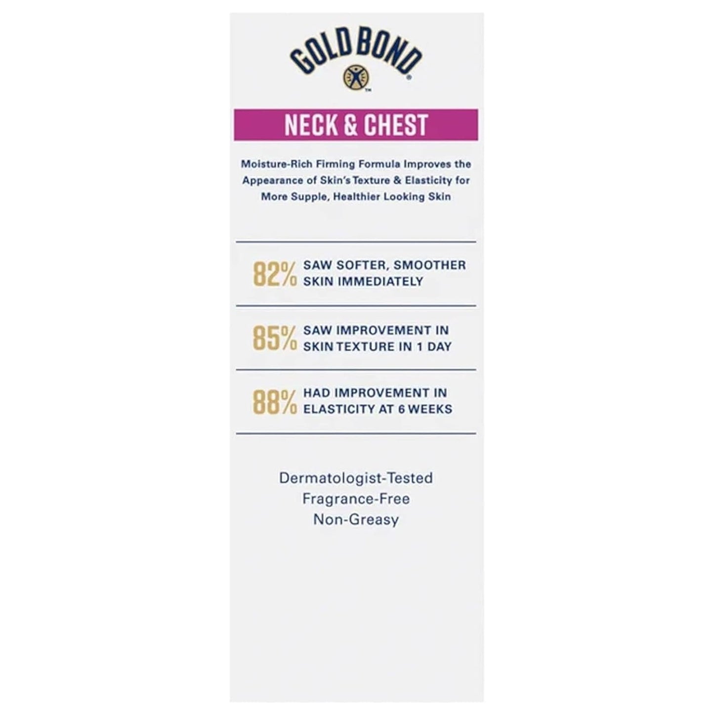Gold Bond Neck & Chest Firming Cream - Clinically Tested Skin Tightening | 2 oz (Pack of 2)
