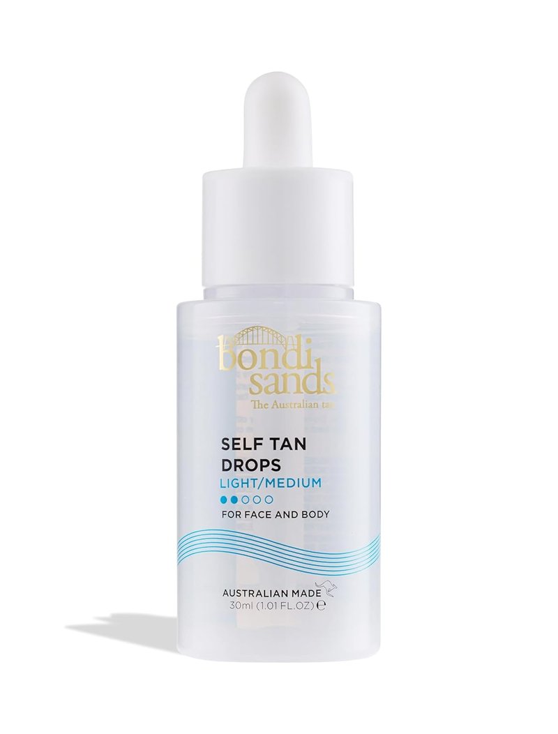 Bondi Sands Hydrating Self Tan Drops - Face & Body Tanning Solution | 2 Shades, 1.01 FL OZ