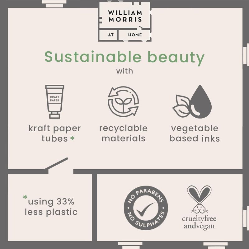 William Morris At Home Peacock Hand Cream Set - Nourishing Trio for Soft, Supple Hands | 3x30ml