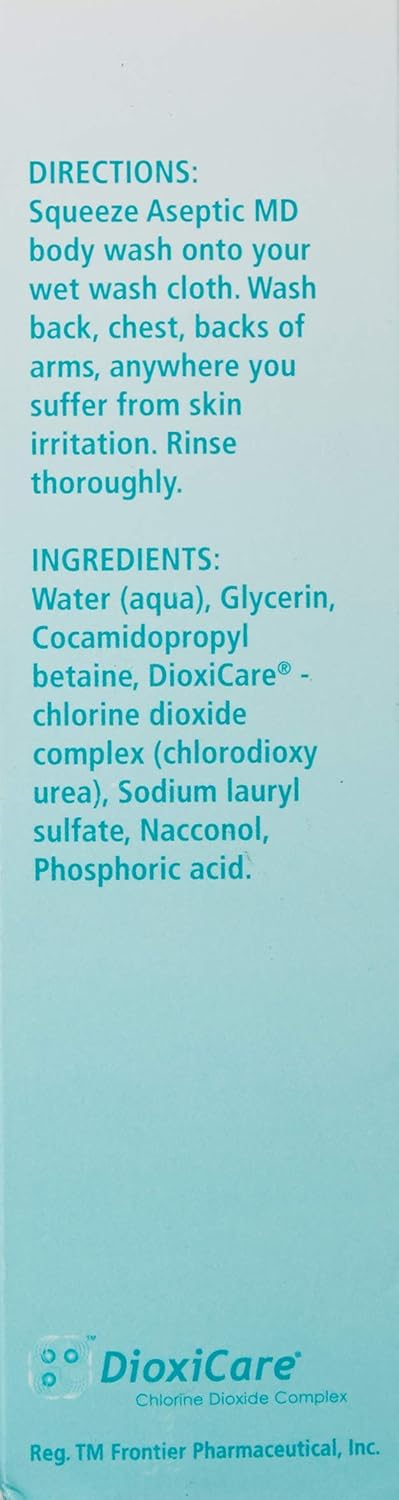 Chlorine Dioxide Complex Body Wash - Gentle, Hypoallergenic & Fragrance-Free | 8 oz for All Skin Types