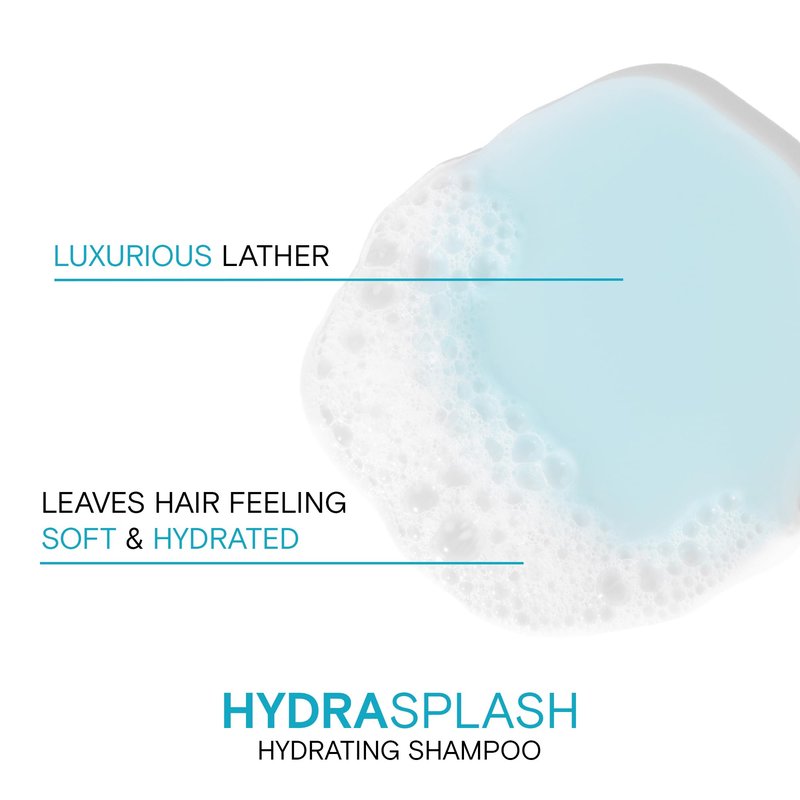 HydraSplash Hydrating Shampoo | For Fine, Medium, Dry Hair | Replenish Moisture | Add Hydration & Softness | With Sea Kelp & Coconut Water | 10.1 Fl Oz