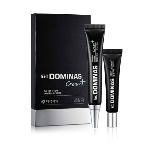 DOMINAS Dark Spot Corrector Cream Plus | Advanced Korean Formula with Niacinamide, TECA, Urea & Panthenol to Improve Uneven Tone, Skin Elasticity & Visible Discoloration | Travel Kit (0.7 + 0.35 oz)