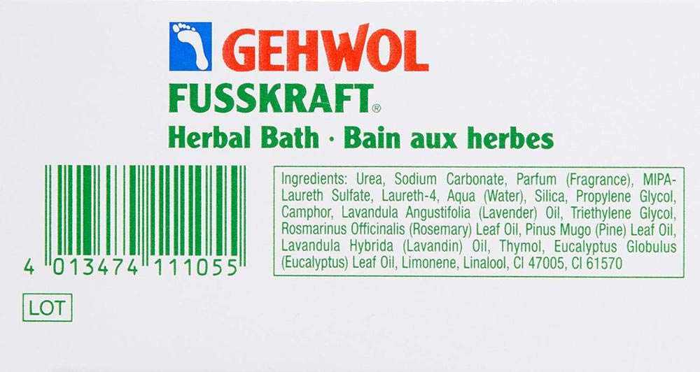 GEHWOL Herbal Bath Soak - Relaxing Foot Soak with Natural Ingredients | 14.1 oz