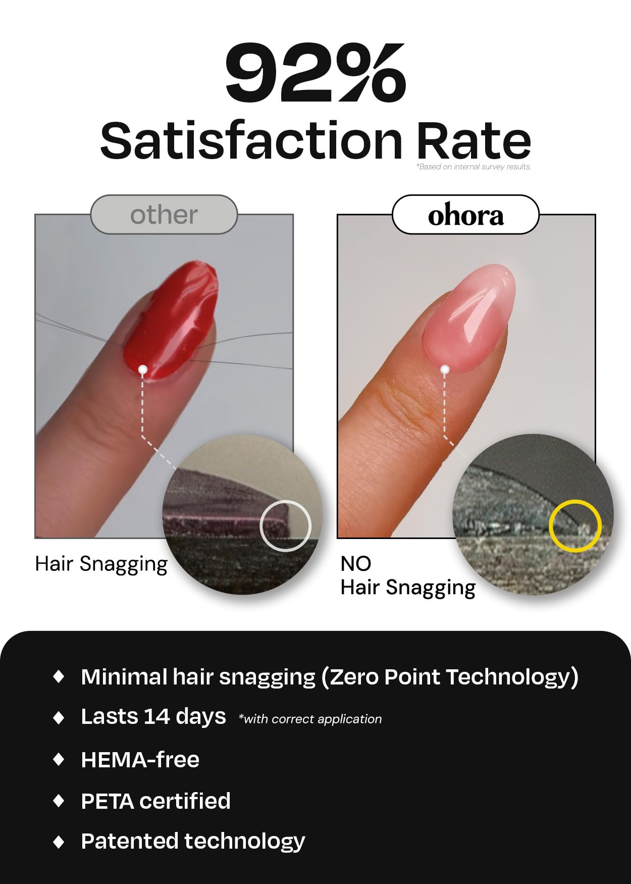 ohora Bundle Set (Daily Trio) - N Cream Cotton, N Pink, N Beige Semi-Cured Gel Nail Strips, Works with Any UV/LED Lamps, Salon-Quality, Long Lasting, Easy to Apply & Remove