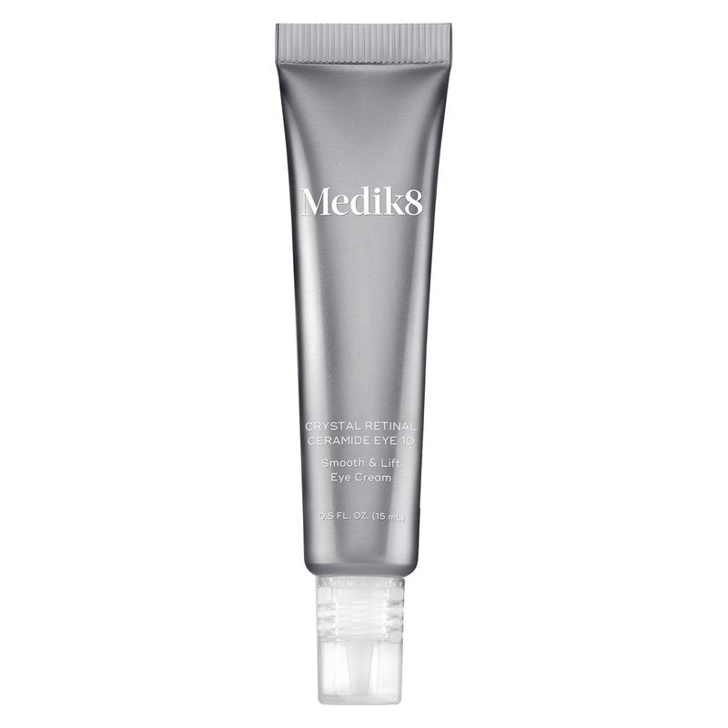 Medik8 Crystal Retinal Ceramide Eye 10 - Lifting Eye Cream with Vitamin A - Smoothing Under Eye Cream for Wrinkles and Sensitive Skin - 0.5 ml