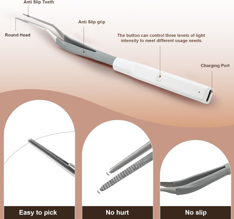 Earwax Removal Kit - Fiber Optic Illumination, 3 Brightness Levels | Easy to Clean & Store, Perfect for Adults & Kids