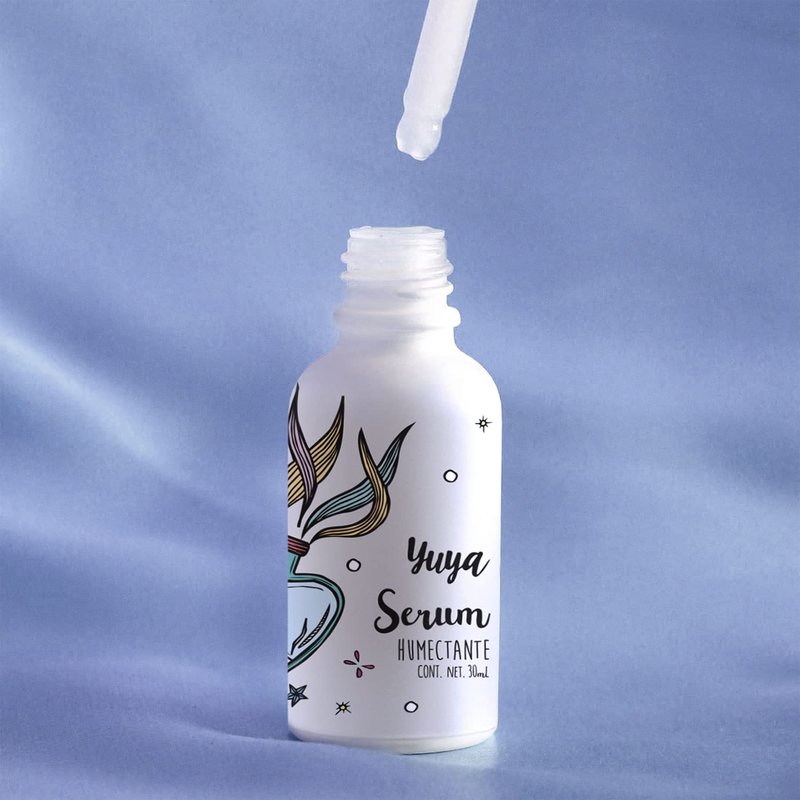 YuYa Night Serum - Hydrating Anti-Aging Makeup Formula with Hyaluronic Acid & Jojoba | 30 ml