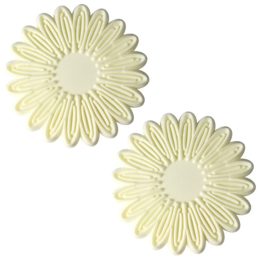 JEM Multi Petal Daisy Gerbera Fondant Cutters for Cake Decorating, Medium Size, Set of 2
