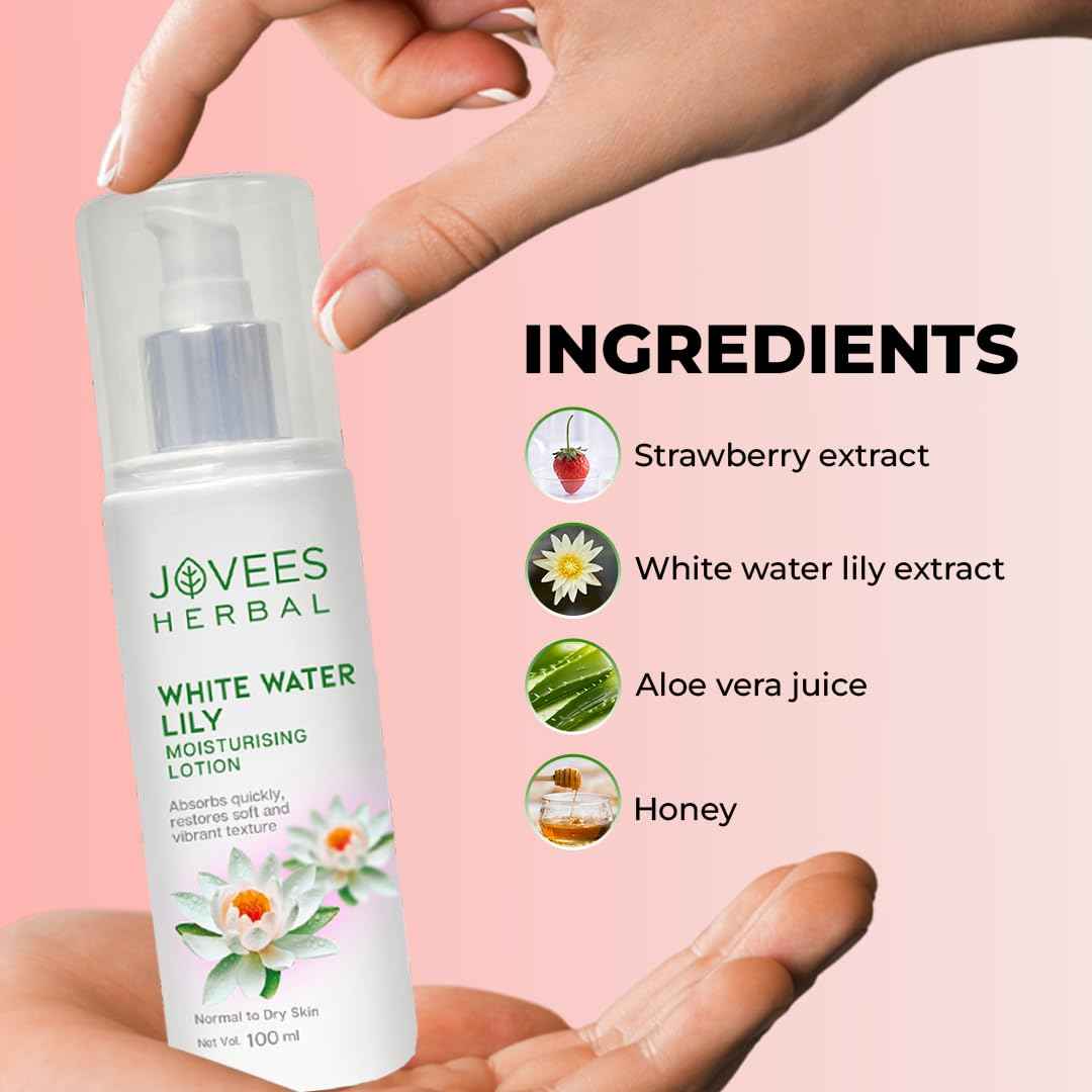 Jovees White Water Lily Moisturising Lotion - 100ml