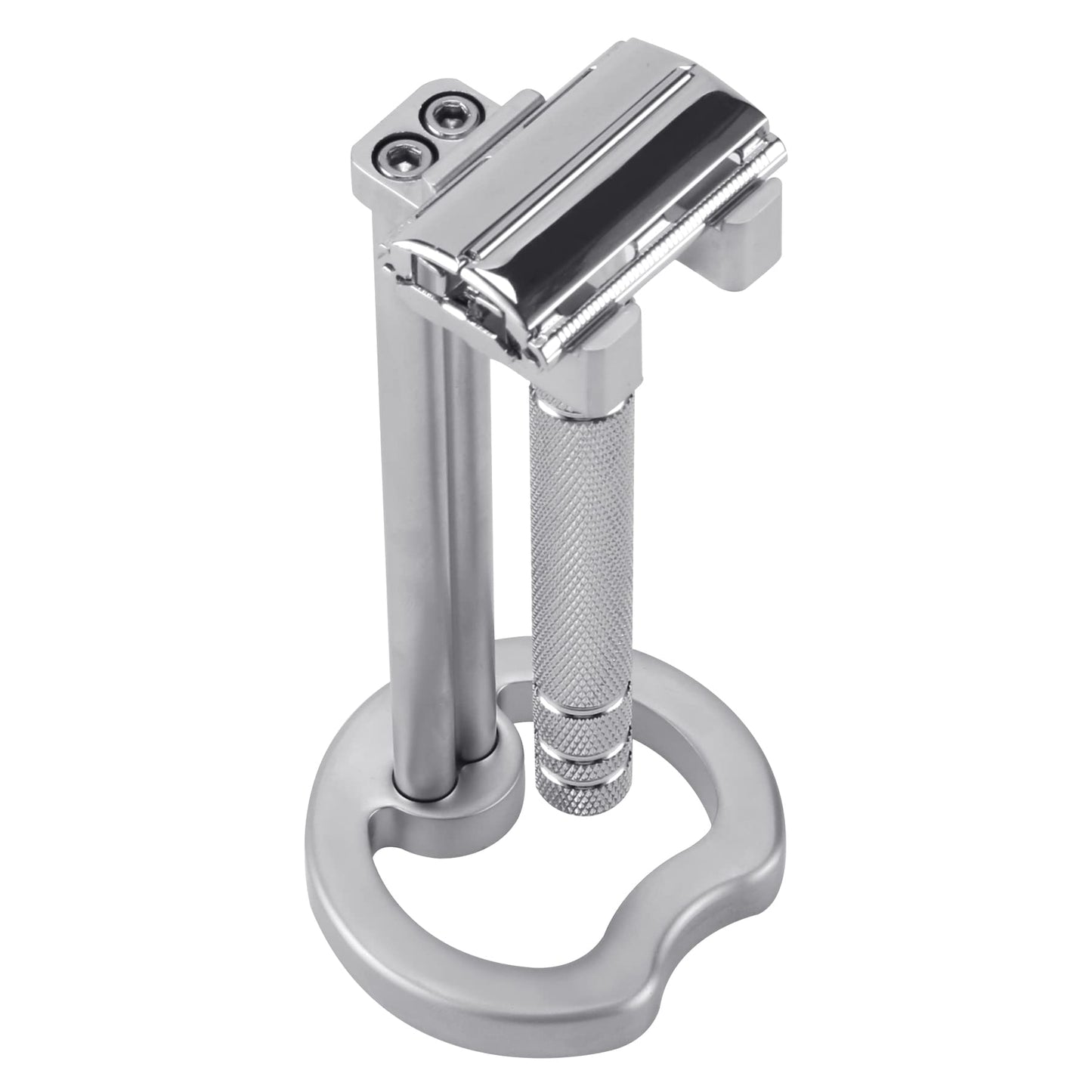 SANWA Deluxe Razor Holder Stainless Shaving Razor Stand,Dad Gifts,boyfriend Gifts,Husband Gifts for Him