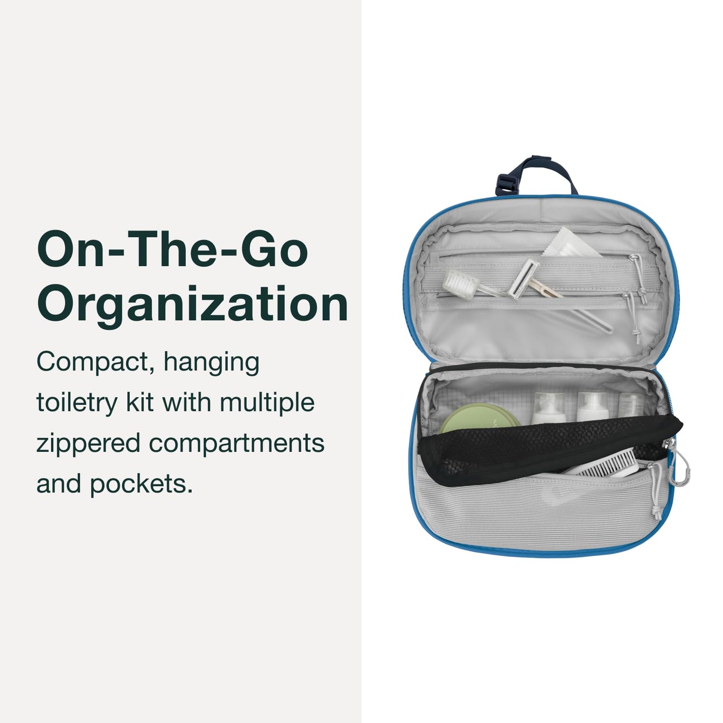 Osprey Transporter Toiletry Kit, Blue Flame/Nocturnal Blue