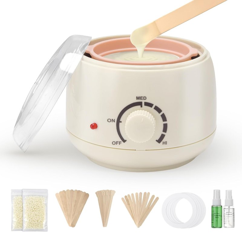 Mini Waxing Kit for Women - 250ml Hard Wax Hair Removal | Compact for Sensitive Skin, Bikini & Eyebrows