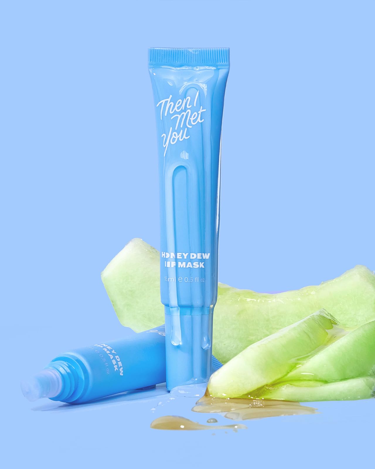 Then I Met You Honey Dew Lip Mask, Nourishing & Moisturizing Lip Mask & Exfoliating Balm with Honeydew, Squalane plus Honey Extract, Korean Skincare, 0.5 oz