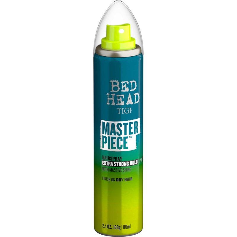 TIGI Bed Head Masterpiece Shiny Hairspray for Strong Hold Travel Size 2.4 oz (Pack of 3)