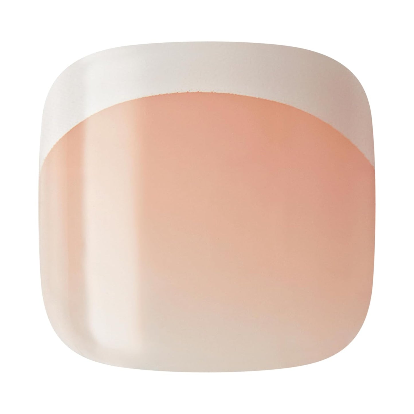 KISS imPRESS Pedicure Press On Toenails, 'Angel Vibes', White, Short Squoval, Pedicure Nail Kit Includes 24 Press On Toenails, Prep Pad, Mini Nail File, & Pedicure Stick