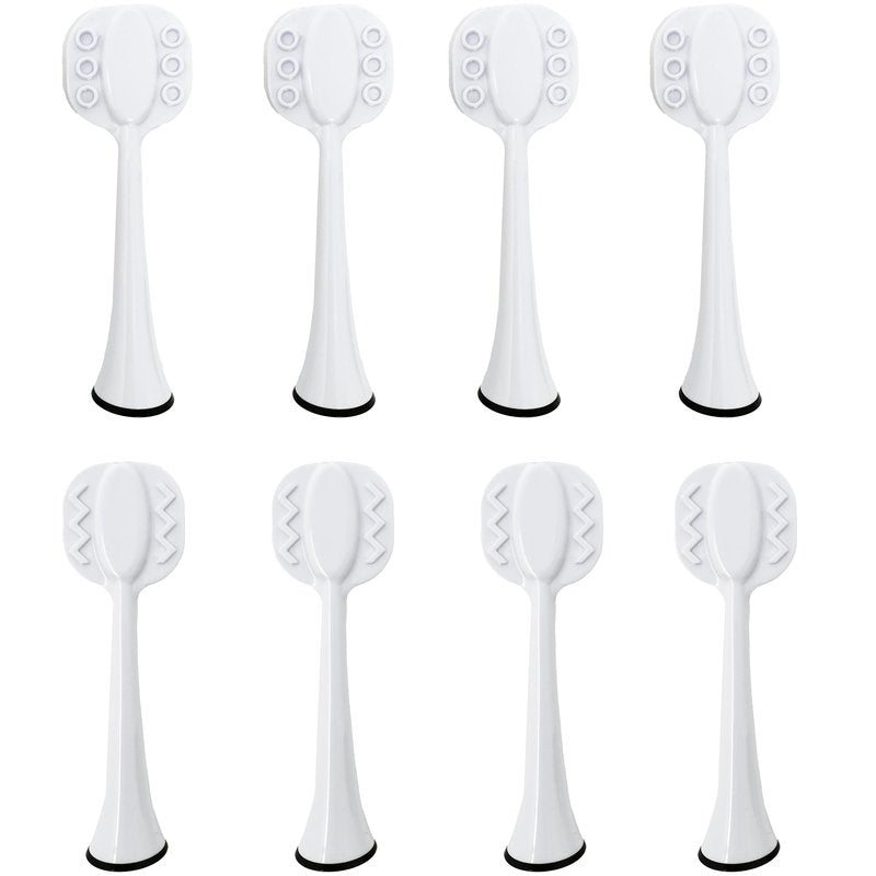 Tongue Brush Heads for Philips Sonicare Electric Toothbrush, Tongue Scraper Refills for Fresh Breath, Fits 4100/5100/6100/9023, Not Essence, E Series or One 8-Pack