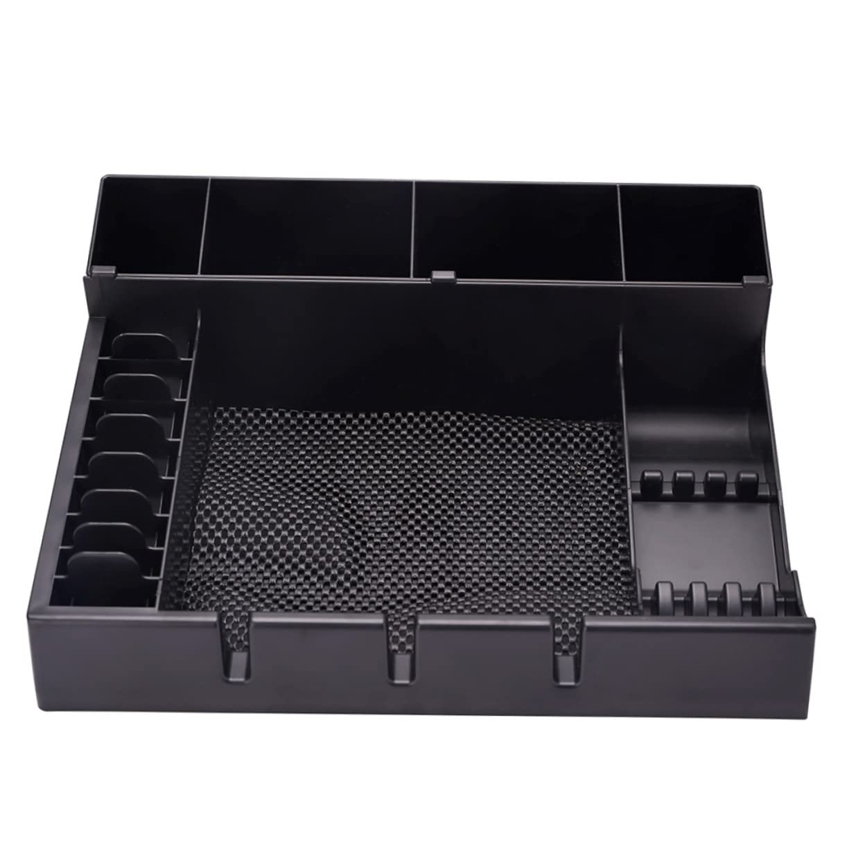 BIUDECO Barber Clipper Tray Organizer Portable Haircut Tools Keeper for Salon Hair Clippers Holder with Multiple Compartments Station Organizer for Hair Cutting Tools