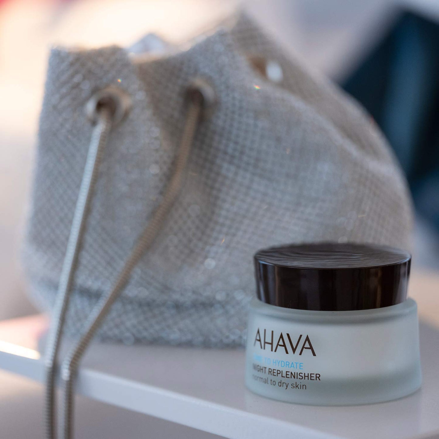 AHAVA Time To Hydrate Night Replenisher, Normal To Dry Skin - Rich & Velvety Cream for Deep Hydration, Fight Overnight Dehydration & Reinforce Skin Barrier, with Osmoter, Jojoba & Vitamin E, 1.7 Fl.Oz
