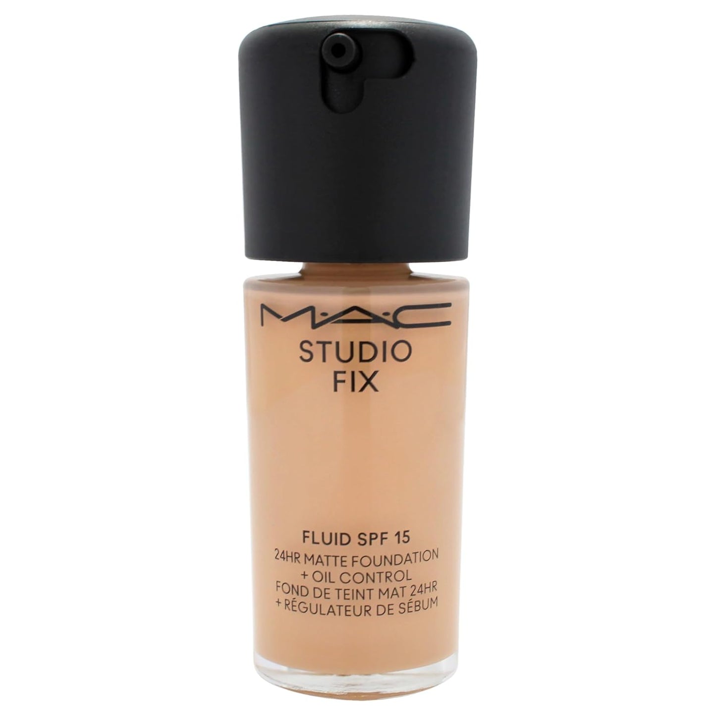 MAC Studio Fix Fluid Foundation - 24Hr Matte Finish with SPF 15 | Oil Control, NC37 - 1 oz