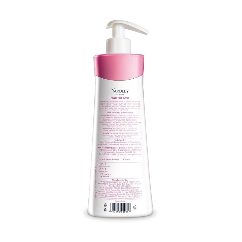 English Rose Moisturizing Body Lotion - Hydrating Formula | 400 ml