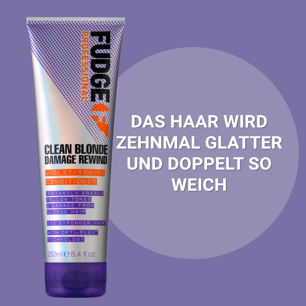 Conditioner by Fudge Clean Blonde Damage Rewind Violet-Toning Conditioner 1000ml