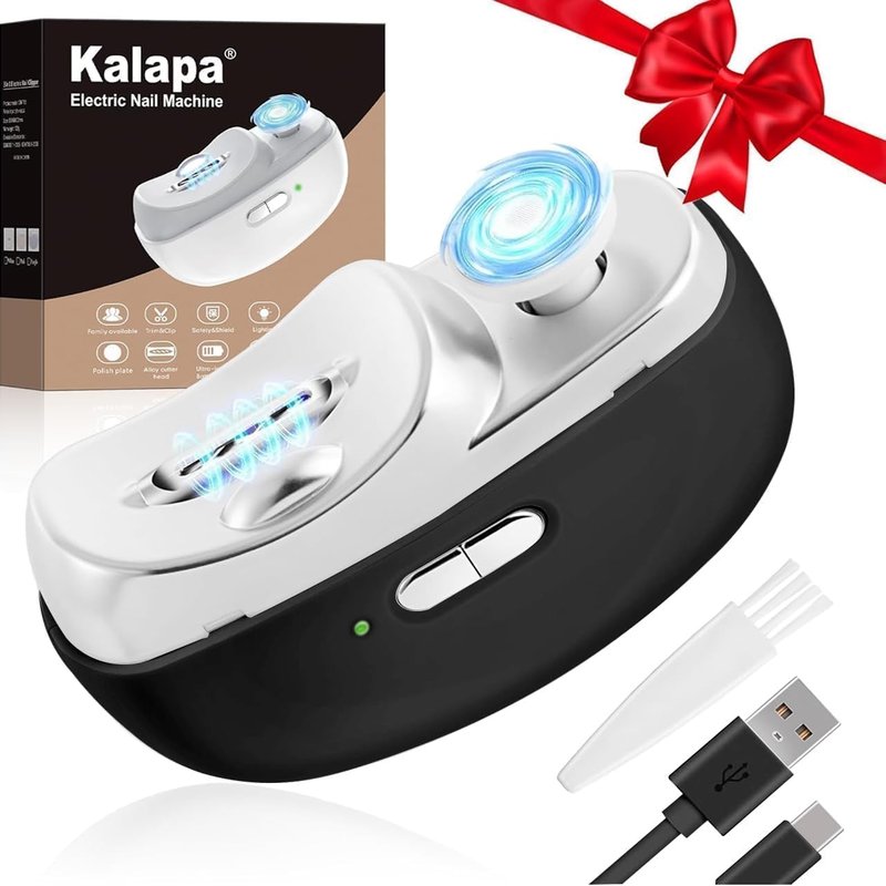 Electric Nail Clippers - 3-in-1 Automatic Nail Trimmer with Polishing, Dust Storage & LED Light | Safe for All Ages