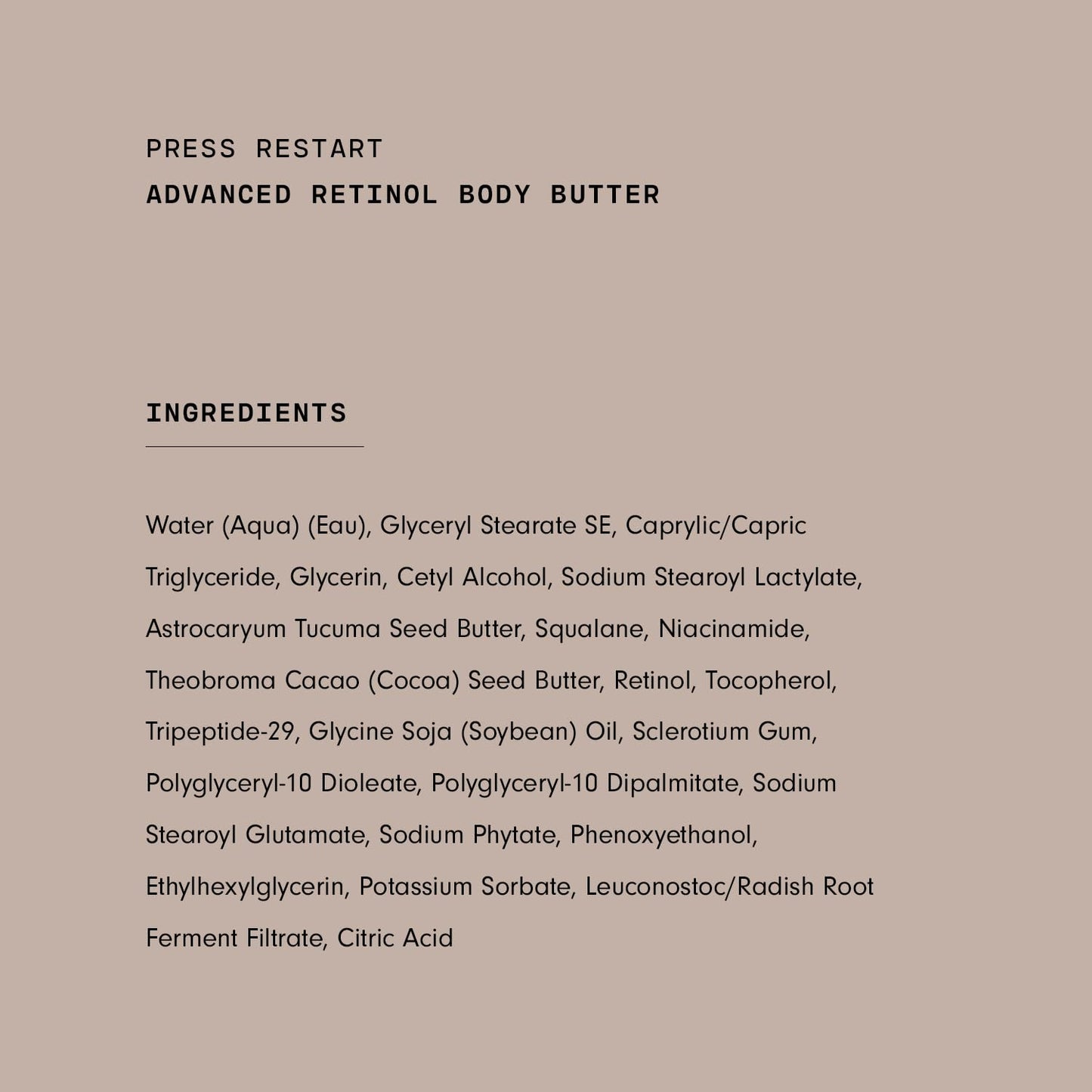 Versed Advanced Retinol Body Butter - Encapsulated Retinol Body Lotion & Skin Firming Cream - Infused with a Tripeptide & Vitamin-Rich Butters to Repair and Renew Dry Skin (7 oz)