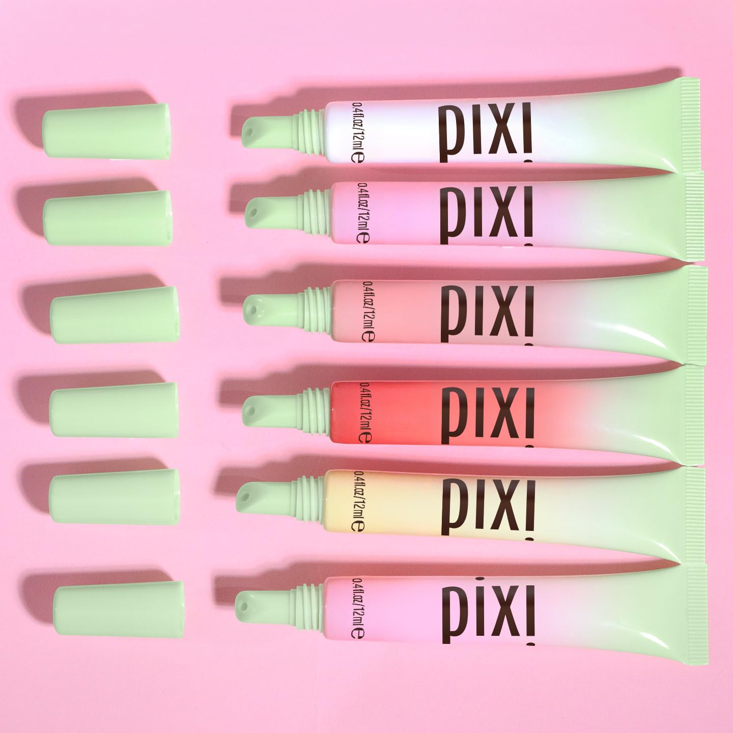 Pixi Beauty LipTone pH Reactive Lip Gloss in SnowPearl | Color Changing Tinted Lip Balm with Rosehip Oil & Shea Butter | Non-Sticky Mirror-Shine Finish | 0.4 fl oz