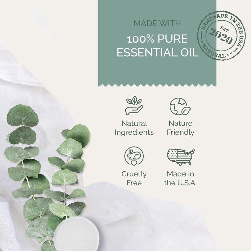 BOOTLEG BATH Shower Steamers Aromatherapy Eucalyptus and Mint 15 Pack, 100% Pure Essential Oil, All Natural, for Men and Women, Made in USA