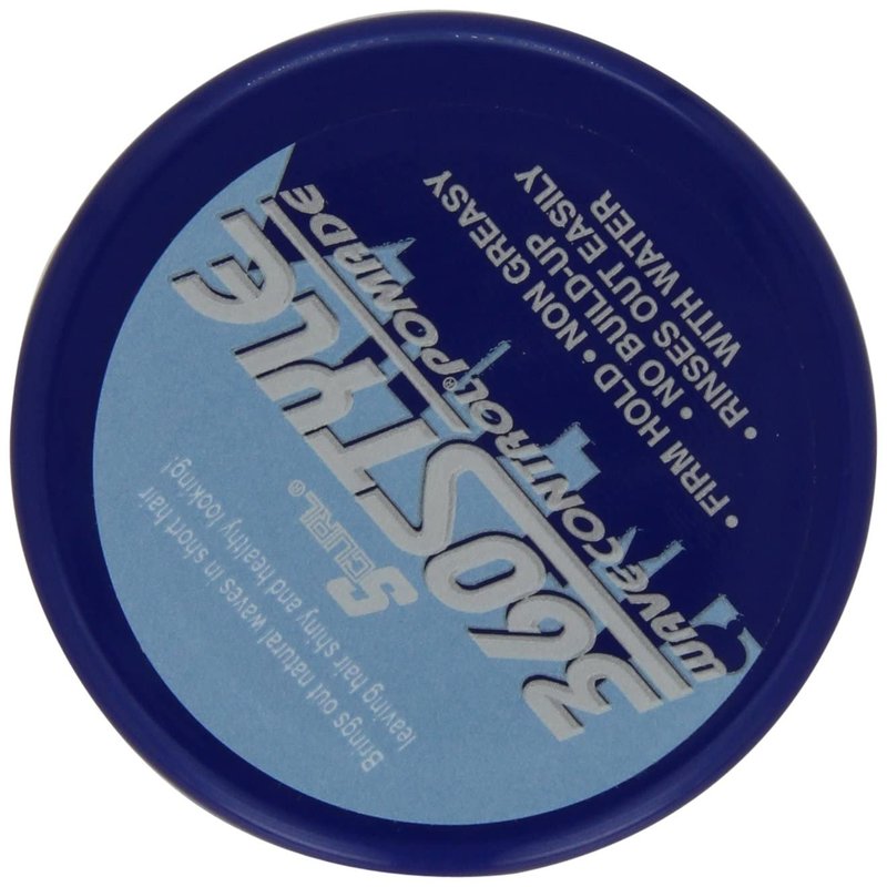Lusters S-Curl 360 Wave Control Pomade - 3 Ounce | Perfect for Defined Waves, 6 Pack
