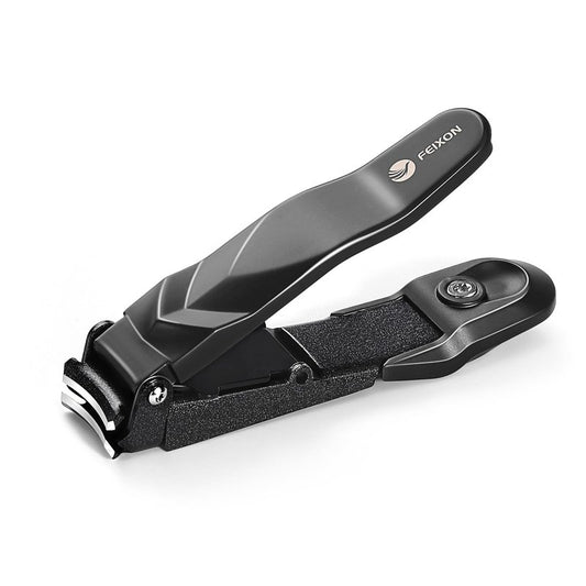 Nail Clippers for Men Women with Catcher - No Mess,Self-Collecting Heavy Duty Nail Clippers for Fingernails & Toenails, for Adult,Home,Travel,Gifts (No Splash Design)