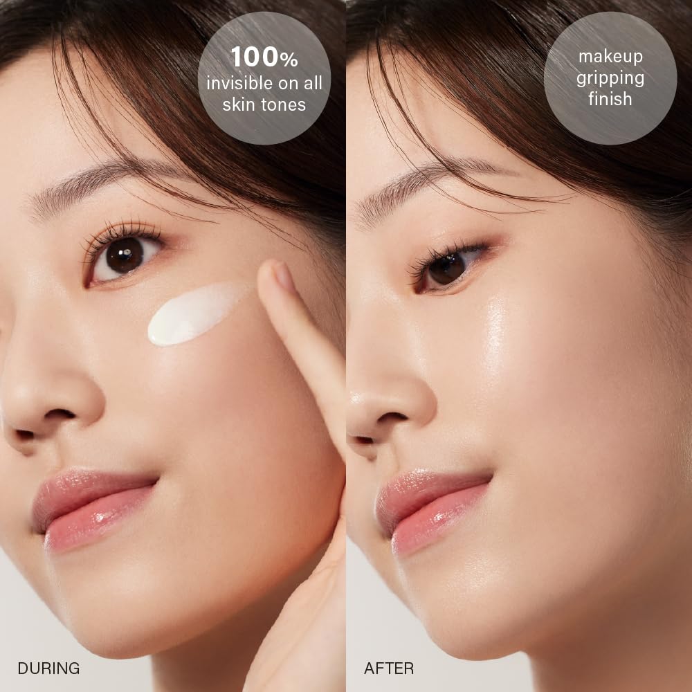 Melixir Airfit Invisible™ Sunscreen SPF 50, Broad Spectrum Korean Rice Sunscreen for Face, Hyaluronic Acid, Moisturizing Daily Protection for Sensitive Skin, No White Cast, Waterproof (1.7fl.oz./50ml)