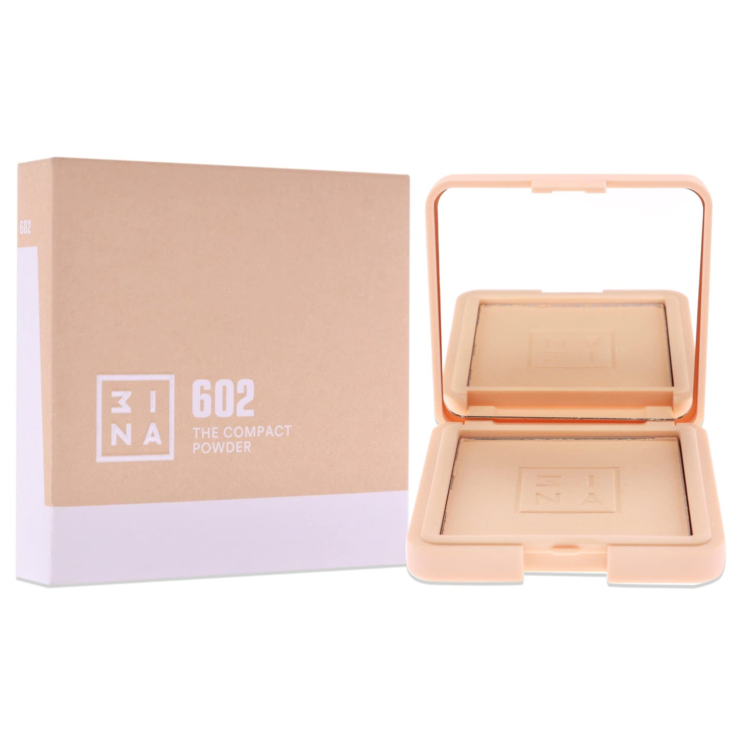 3INA The Compact Powder – Lightweight Mineral Face Powder for Smooth Coverage – Evens Out Tone – Natural Silky Finish – All Skin Types – 613 – 0.44 oz