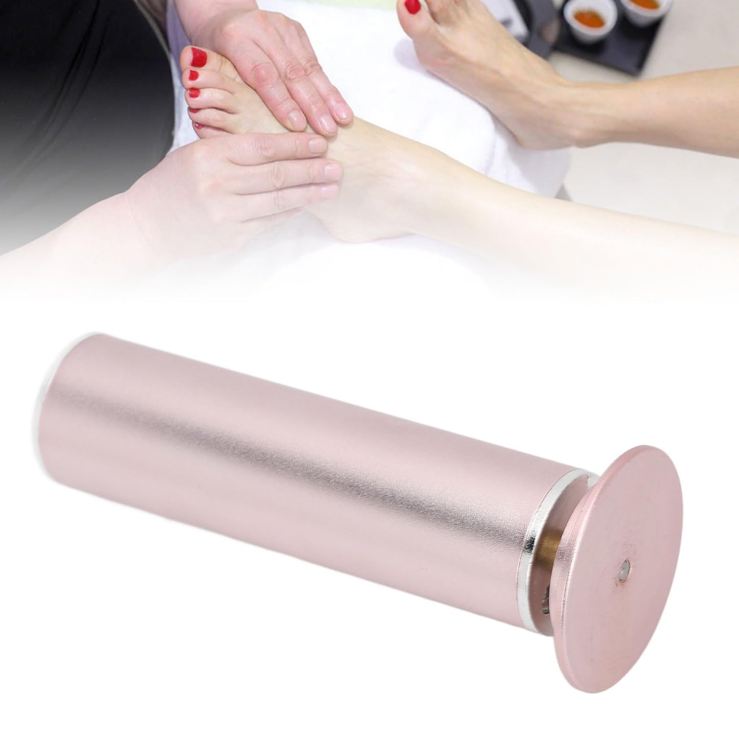 Electric Foot Callus Remover Kit,Electric Foot Callus Remover Foot Dead Skin Filer Pedicure Tool with Adapter And Sandpaper Discs