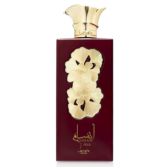 Lattafa Pride Ansaam Gold – Fruity, Floral, Sweet, Musky – Eau de Parfum Spray Long-Lasting Fragrance for Unisex, 3.4 Ounce / 100 ml