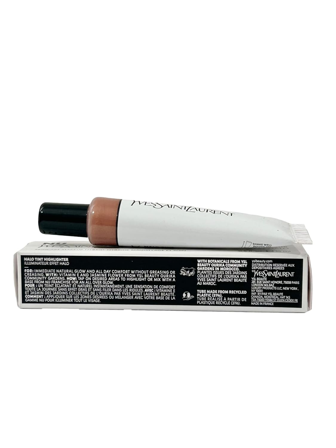 Yves Saint Laurent NU Gold Halo Tint Highlighter - Illuminate Skin | 0.5 Fl. Oz (15 ml)