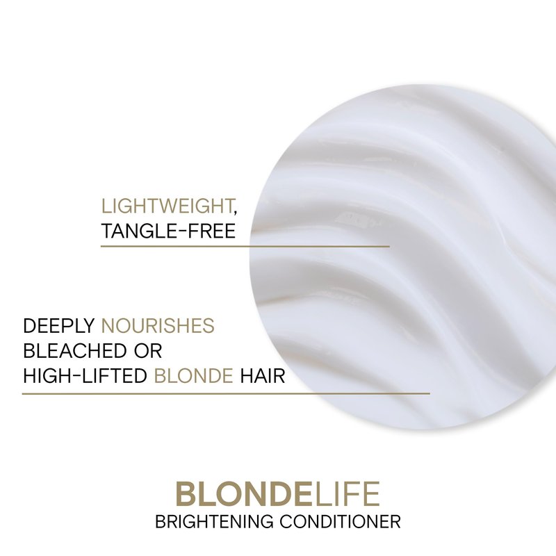 Joico Blonde Life Brightening Conditioner | For Blonde Hair | Illuminate Hydration & Softness | Add Softness & Smoothness | Sulfate Free | With Monoi & Tamanu Oil | 1.7 Fl Oz