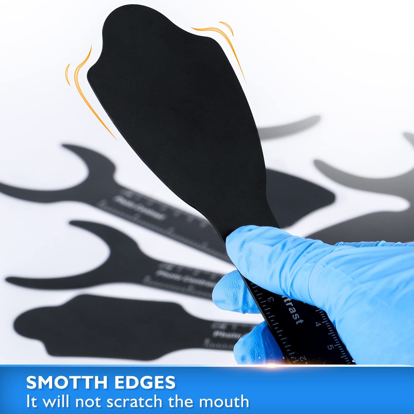 PROTECTOR 6 Pcs Dental Contraster Intraoral Photographic Dental Black Background Board Dental Photo Contrast Kit