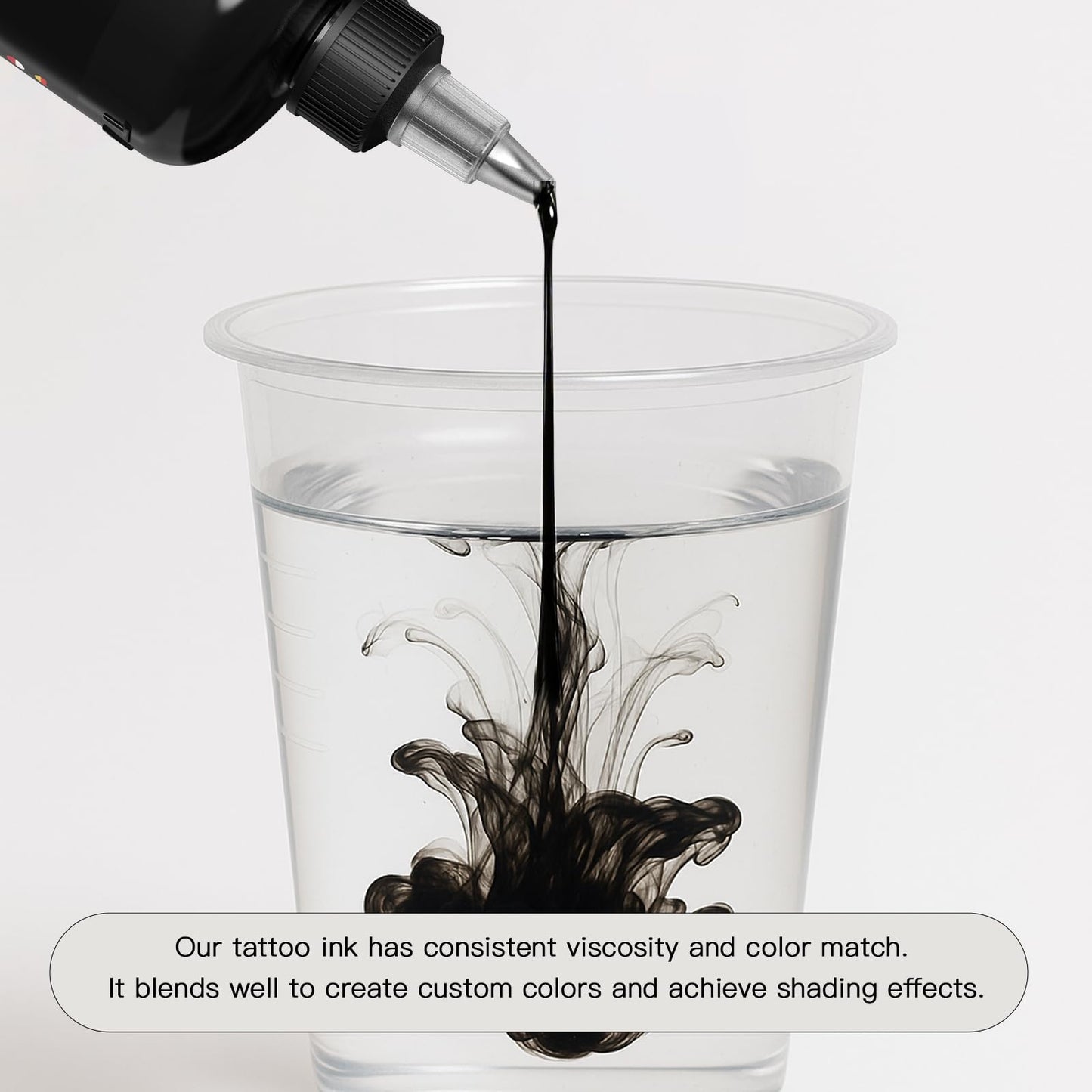 Xtreme GO2 Black Tattoo Ink 10oz – Professional Tattoo Ink for Bold Fillings & Shading, Long-Lasting Vivid Color, Highly Concentrated & Fade-Resistant, Smooth Application, Vegan Tattoo Ink