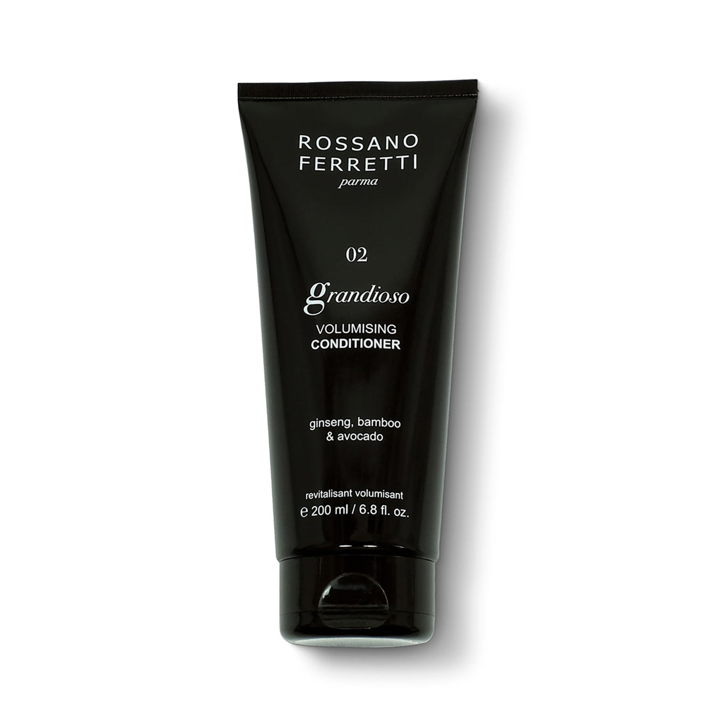 Rossano Ferretti Grandioso Volumizing Conditioner for Fine Hair with Ginseng for Body, Fullness, Volume | Luxury, Vegan, Paraben Free | 6.8 Fl Oz