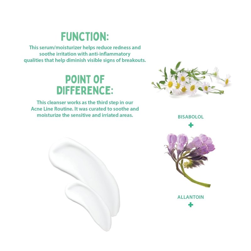 LHA Serum + Moisturizer - Hydrating Vegan Korean Skincare for Sensitive, Acne-Prone Skin | 1.62 fl. oz.