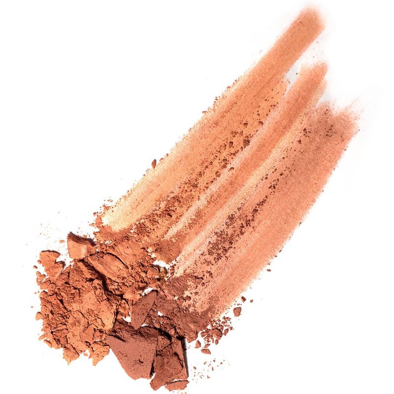 Ere Perez Natural Rice Powder Blush & Bronzer Duo - Buildable, Oil-Absorbing Formula | Vegan, Cruelty-Free, Chamomile (Roma)