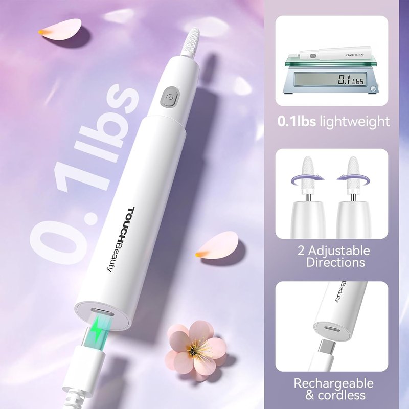 Green Face Scrubber Set - Electric Nail Drill Kit for Flawless Skin